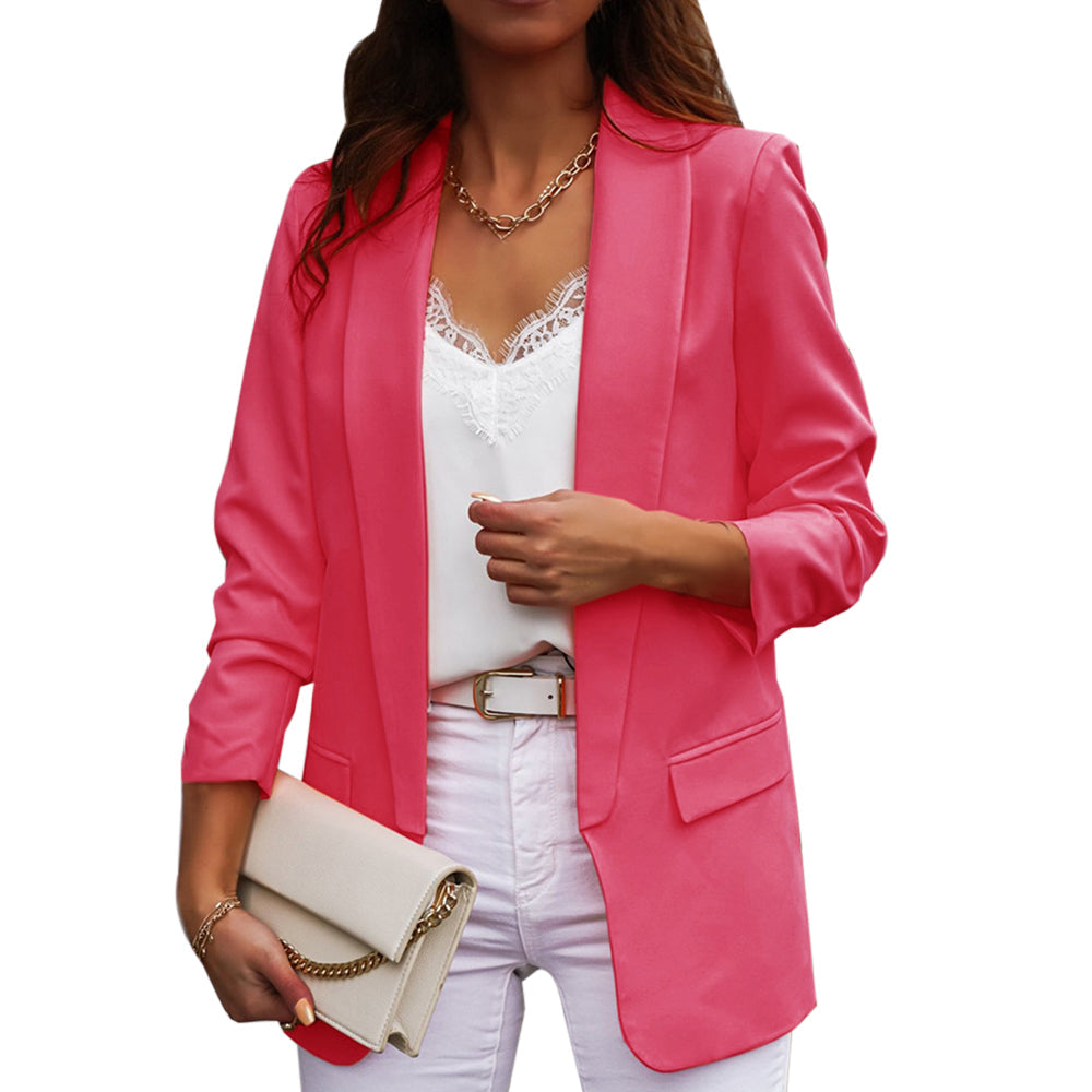 Weit Geschnittener Blazer mit langen Ärmeln und Futter | Ideal für Frühling und Herbst