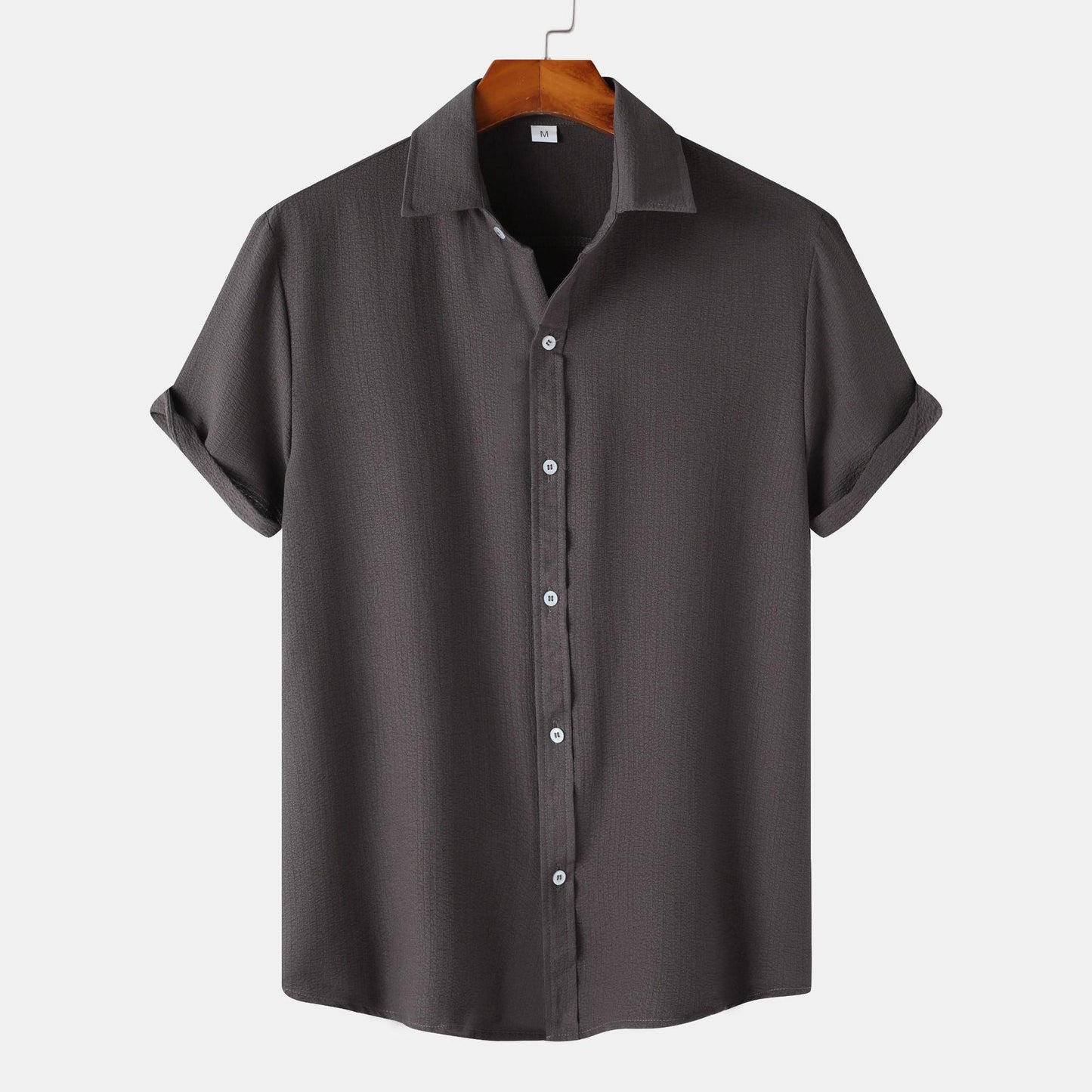Herren Kurzarm Baumwollmischung-Shirt Ideal für Sommer