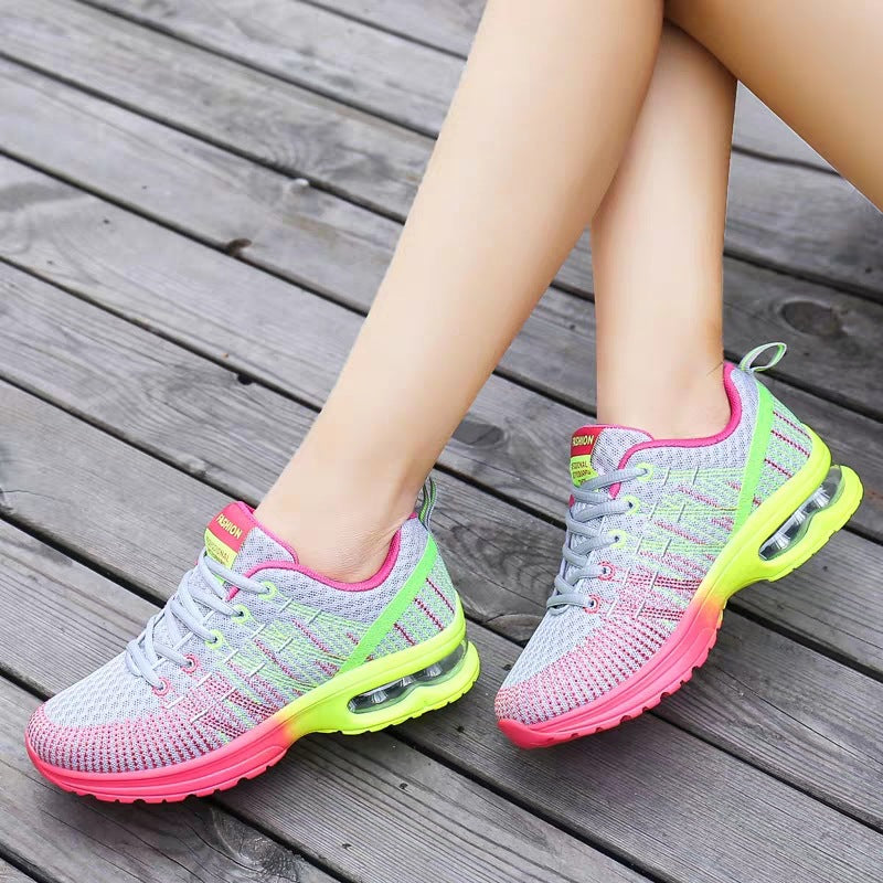 Atmungsaktive Mesh Sportschuhe für Damen mit Frontschnürung und Leichter Sohle | Ideal für Frühling und Herbst