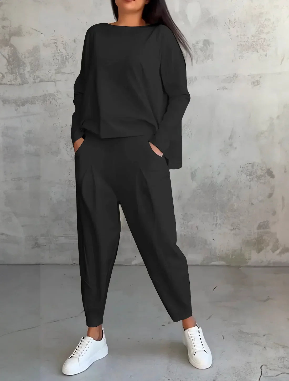 Bequemes Set aus Atmungsaktivem Stoff mit Vielseitigem Design