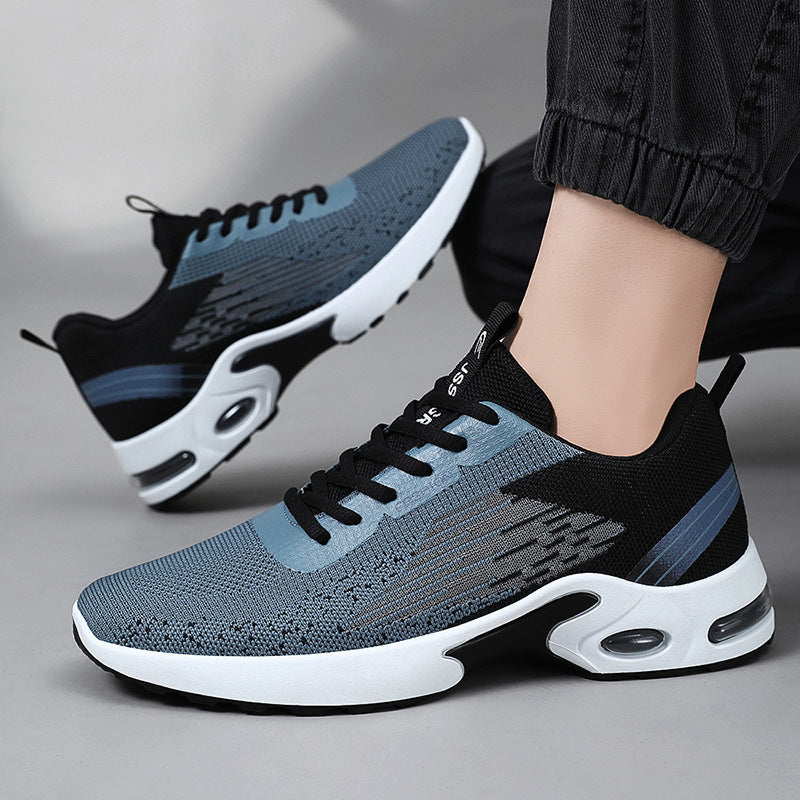 Atmungsaktive Air Cushion Sneakers mit Gewebtem Obermaterial | Ideal für Frühling & Herbst