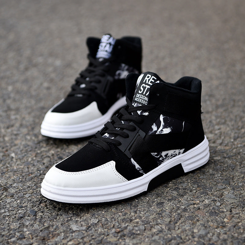 Tarnmuster Mid-Top Sneaker mit Gummisohle | Ideal für alle Jahreszeiten