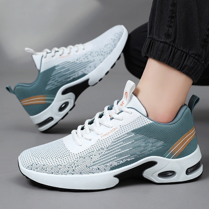 Atmungsaktive Air Cushion Sneakers mit Gewebtem Obermaterial | Ideal für Frühling & Herbst