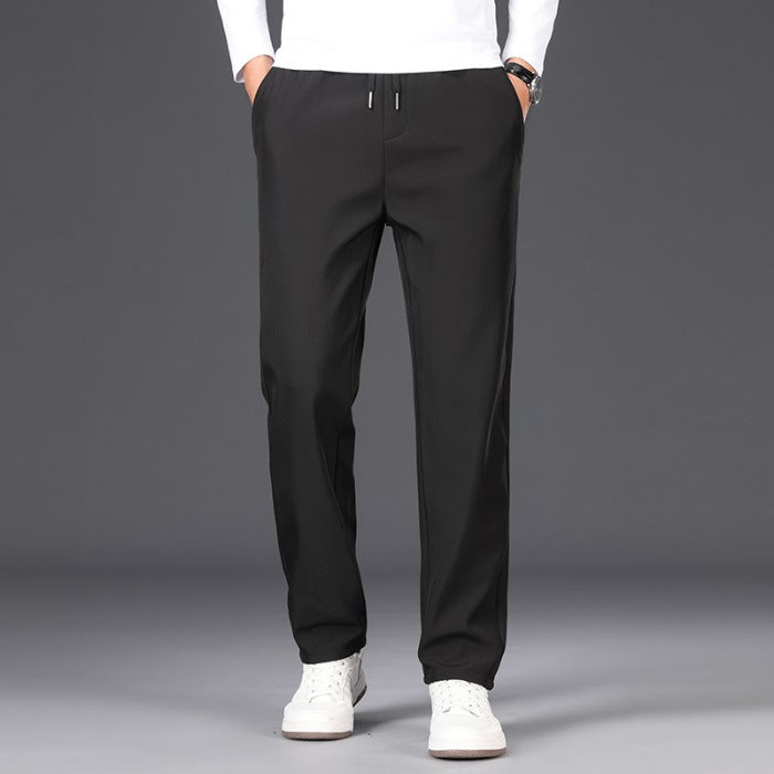 Herren Fleecegefütterte Business-Hose mit Geradem Schnitt | Ideal für den Winter