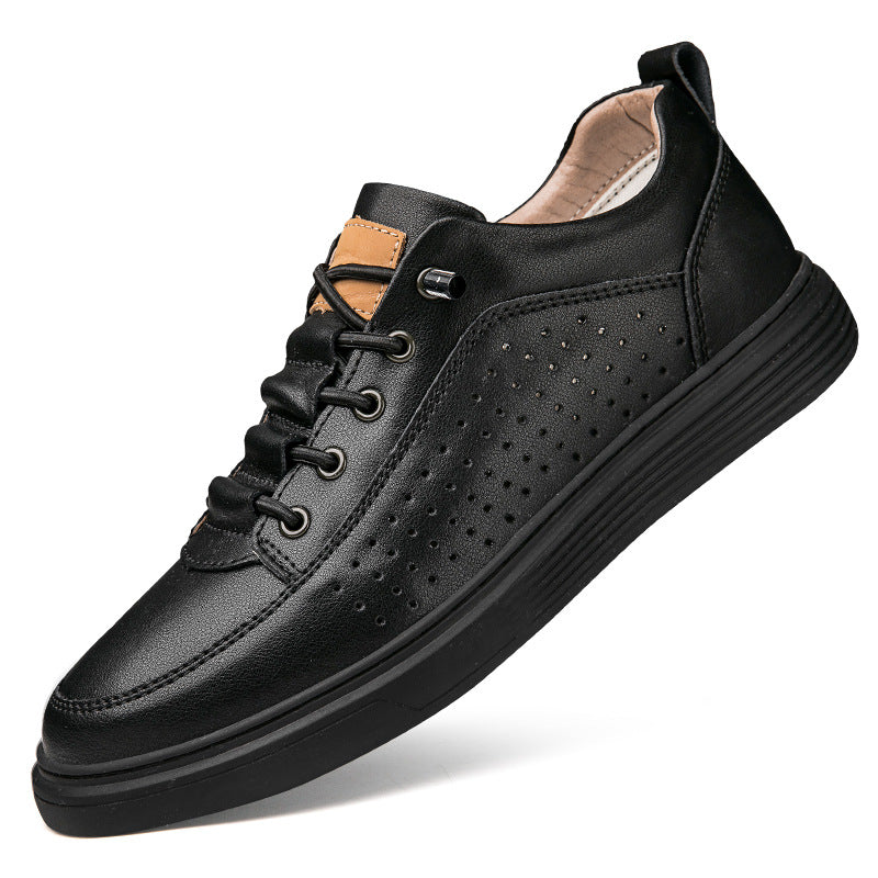 Herren Lederskateboardschuhe in Übergröße mit Atmungsaktivem Design | Ideal für alle Jahreszeiten