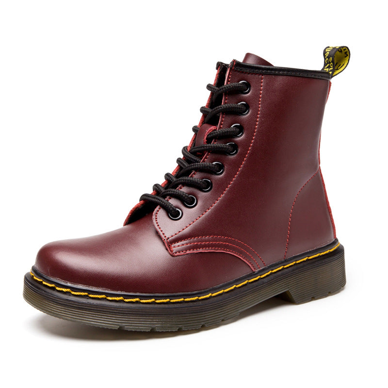 Leder Martin Stiefel mit Strapazierfähiger Sohle | Ideal für Herbst und Winter