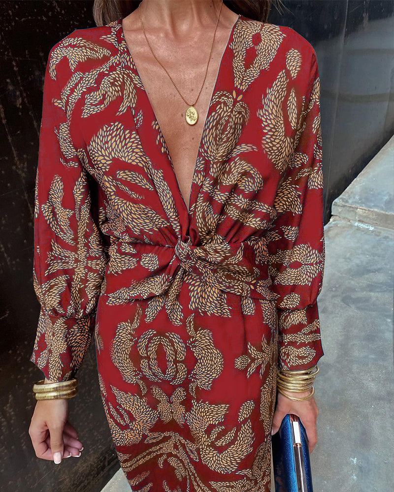 Elegantes Langes Kleid mit Maßgeschneidertem Schnitt | Ideal für Frühling und Herbst