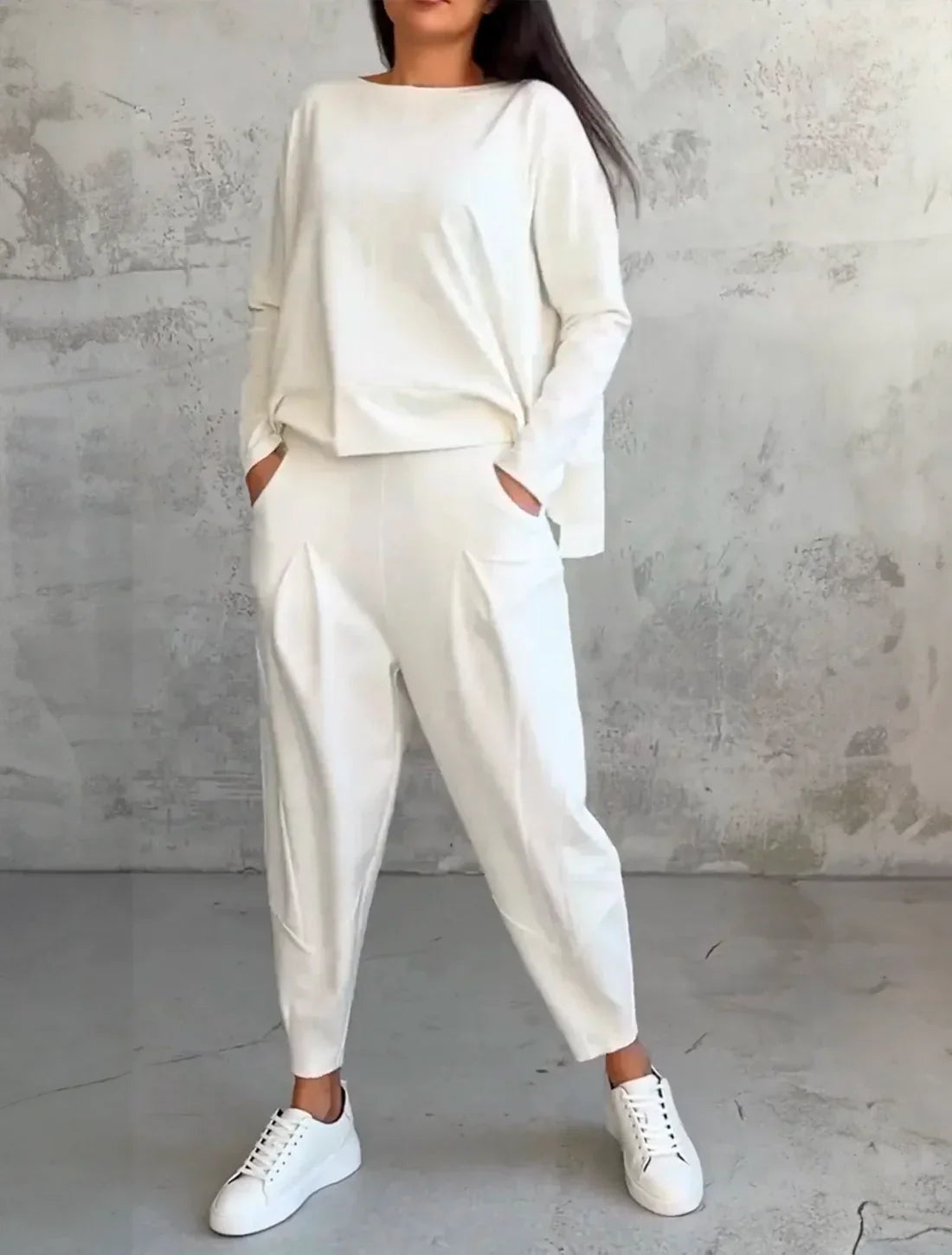 Bequemes Set aus Atmungsaktivem Stoff mit Vielseitigem Design