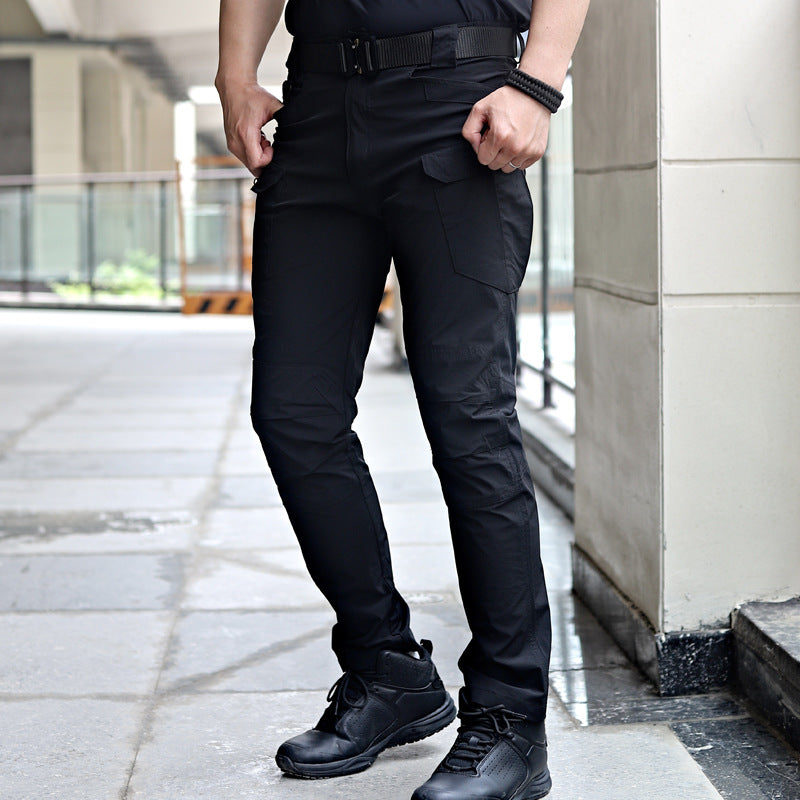 Herren Schnell Trocknende Stretchhose mit Taschen I Ideal für den Sommer