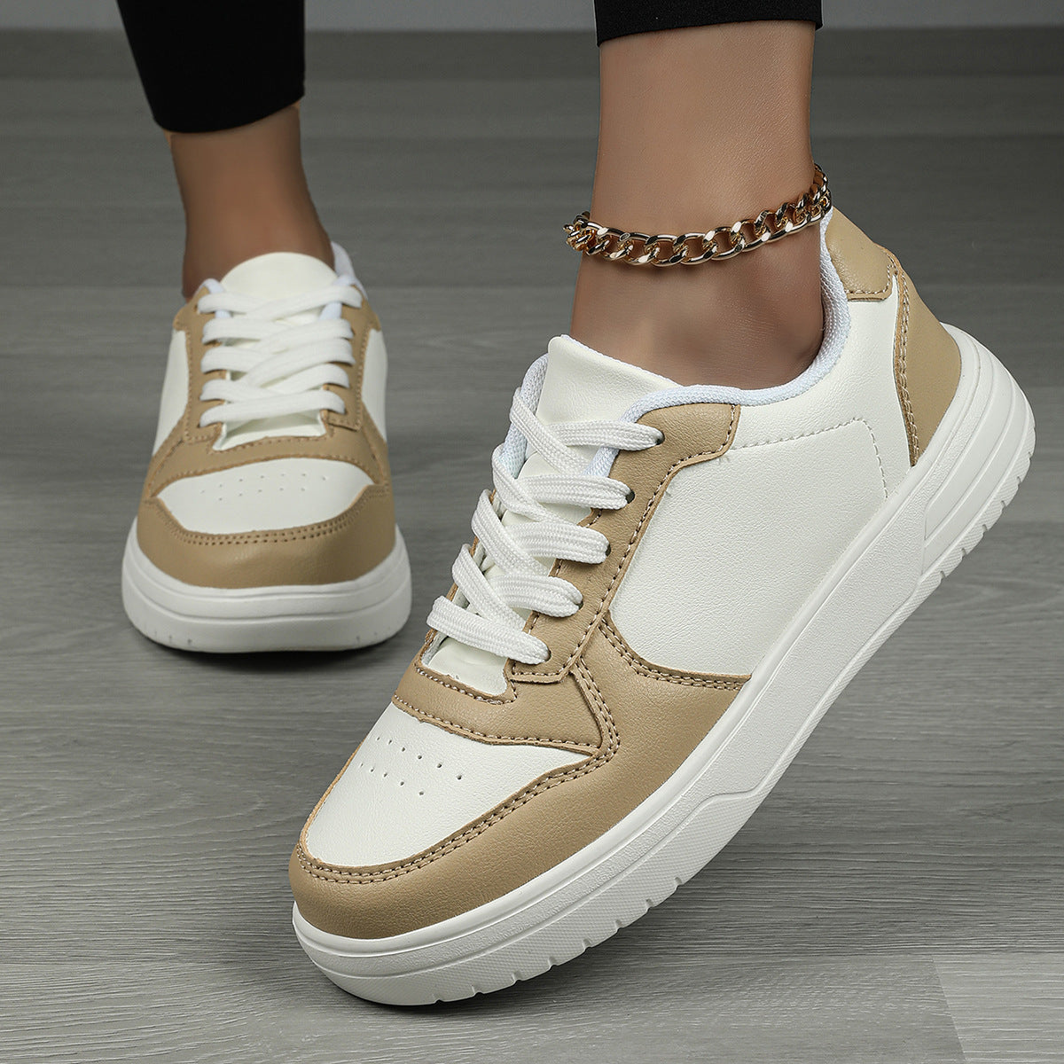 Herren Atmungsaktive Leder Sportschuhe | Ideal für Frühling & Herbst