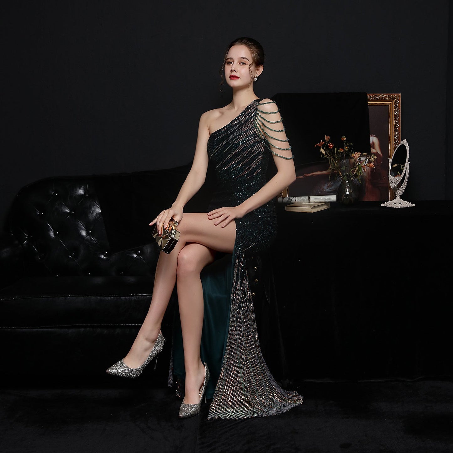 Elegantes Langes Abendkleid | Ideal für Frühling und Herbst