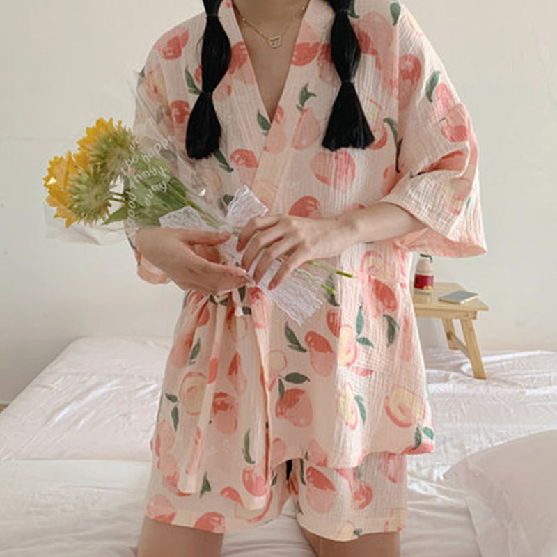 Damen Schlafanzugset aus Baumwollgarn | Ideal für Zuhause und Schlaf