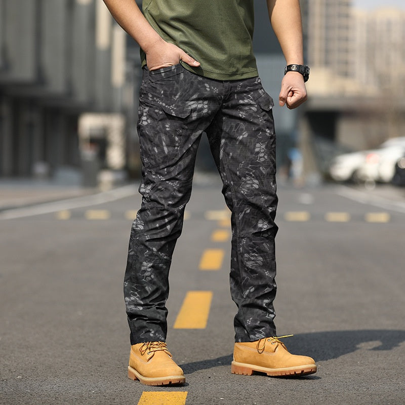 Herren Multifunktions-Taktische Hose mit Wasserdichtem Stoff I Ideal für Alle Jahreszeiten