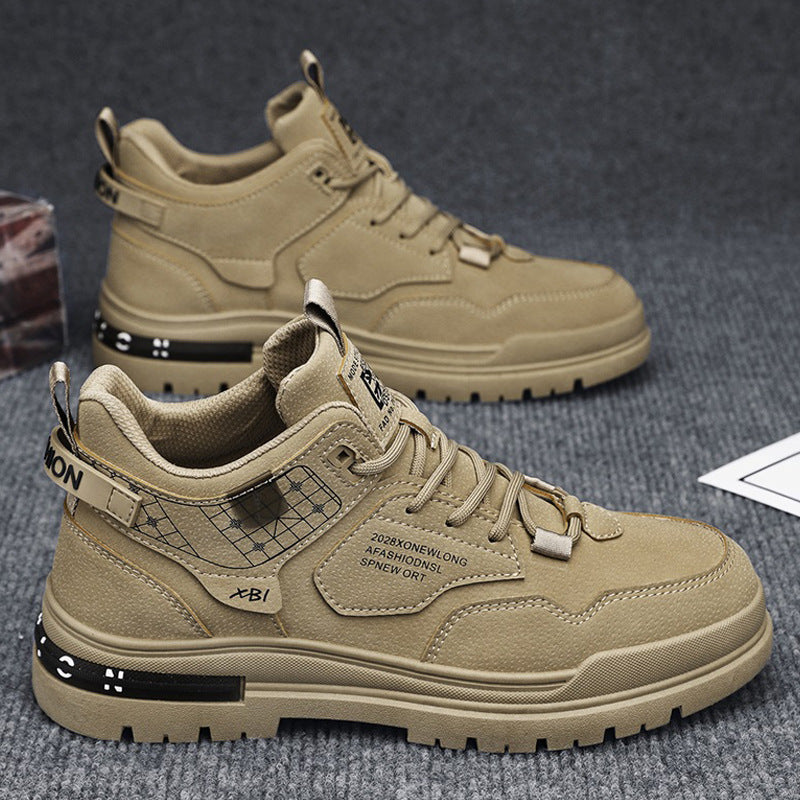 Herren Rutschfeste Wasserfeste Schnür-Board-Schuhe Ideal für alle Jahreszeiten