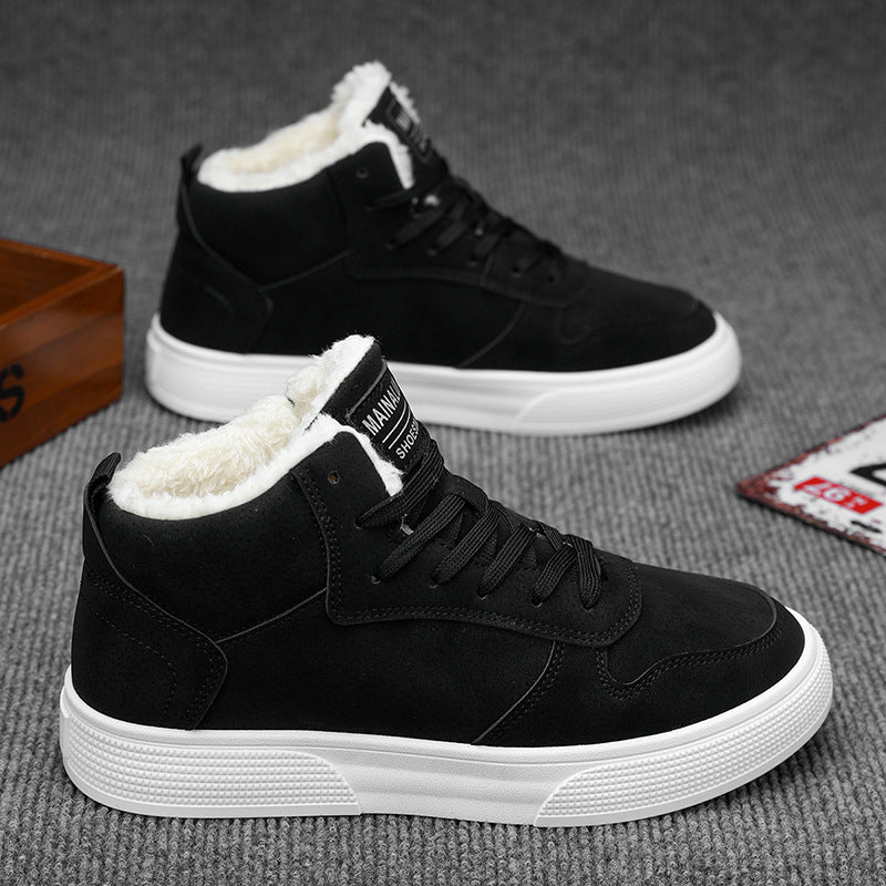 Herren High-Top Fleece-Lined Sportschuhe | Ideal für den Winter