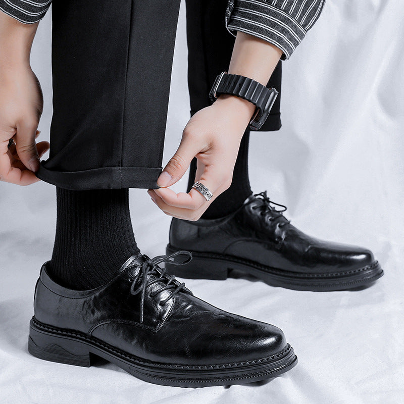Herren Businessschuhe aus PU-Leder mit Weicher Gummisohle | Ideal für alle Jahreszeiten