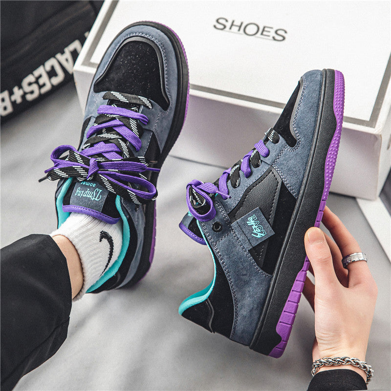 Lace-Up PU Board Shoes mit Atmungsaktivem Mesh-Futter | Ideal für Alle Jahreszeiten