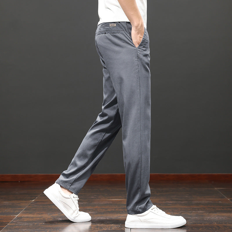 Herren Slim-Fit Gerade Hosen Ideal für Alle Jahreszeiten