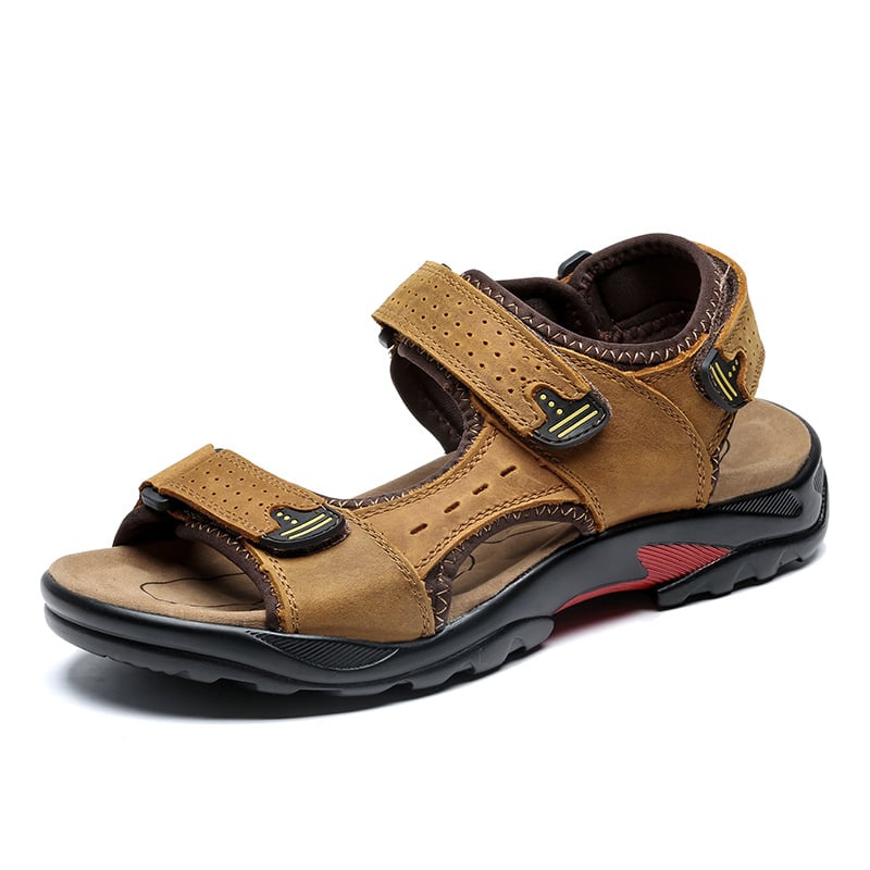 Slip-On Sandalen aus Synthetikleder mit flacher Sohle | Ideal für Frühling und Sommer