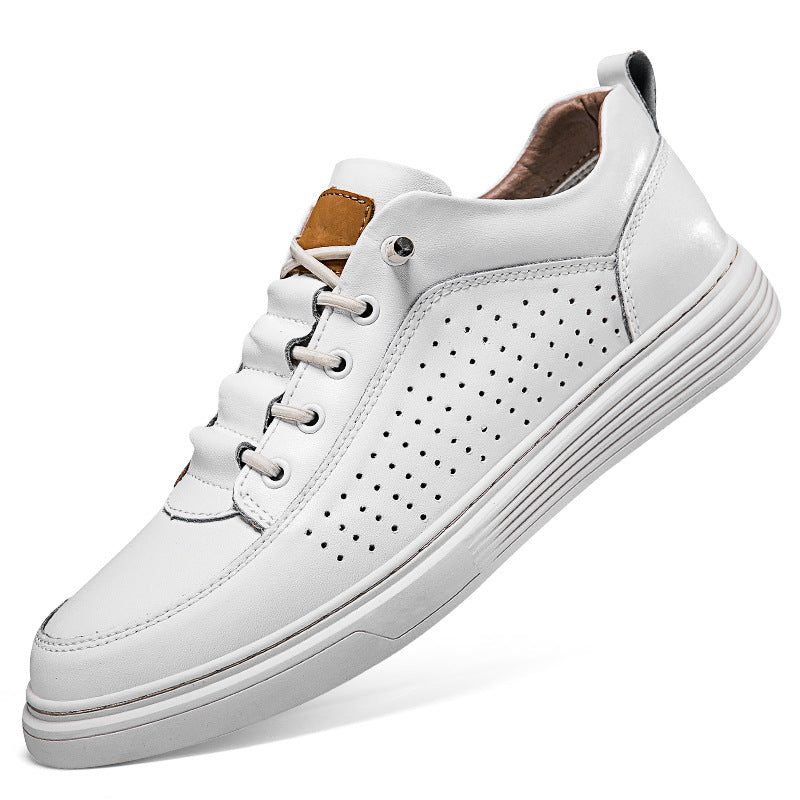 Herren Lederskateboardschuhe in Übergröße mit Atmungsaktivem Design | Ideal für alle Jahreszeiten
