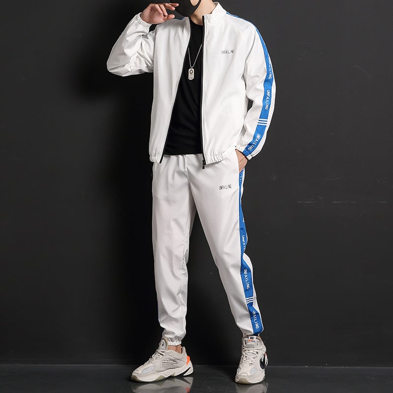 Herren Zweiteiliges Sportset mit Langarm Ideal für Frühling und Herbst