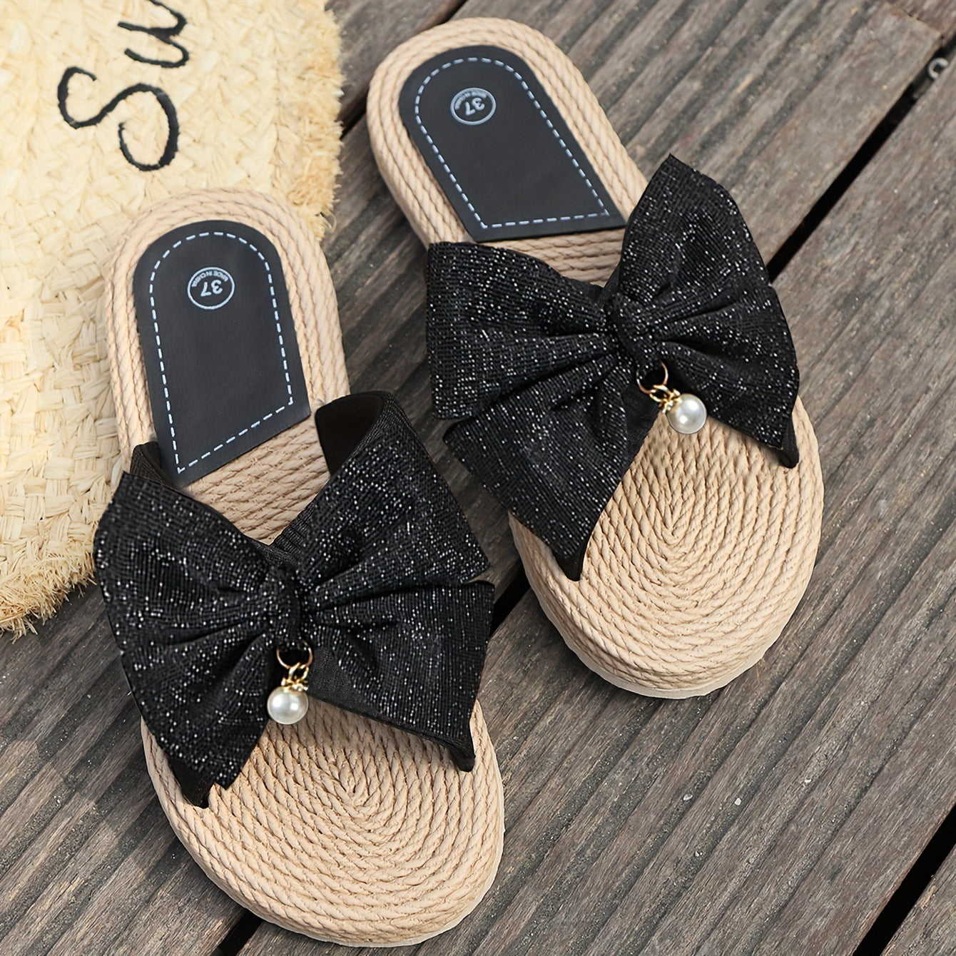 Florale Flache Einriemer-Slipper | Ideal für den Sommer