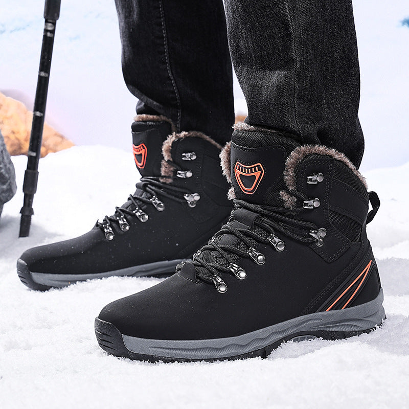 Winter Schneestiefel in Übergröße mit Fleece-Futter und TPR-Sohle | Ideal für den Winter