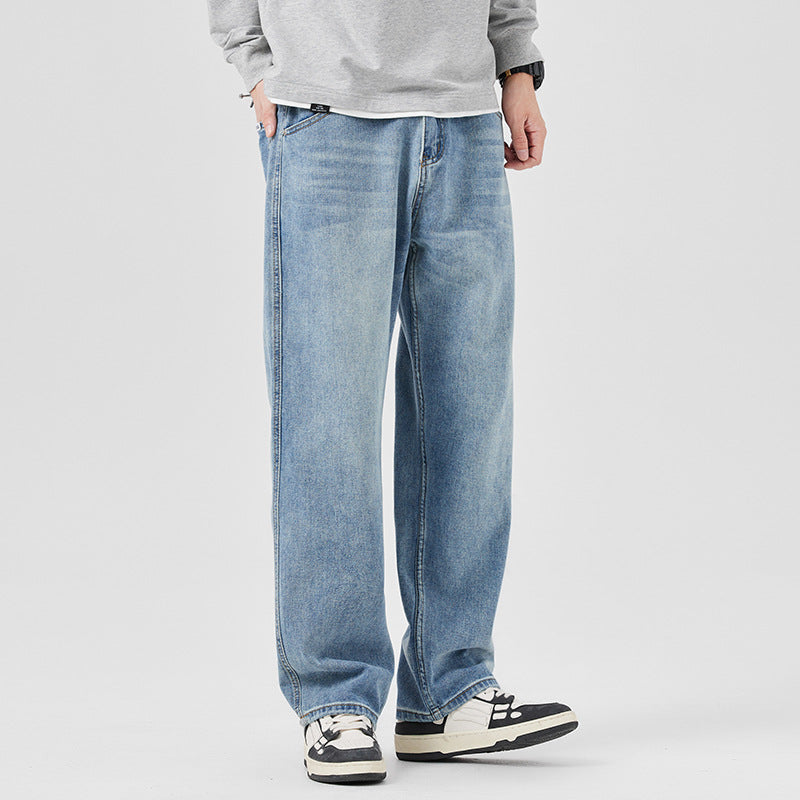 Lässige Mid-Waist Denim-Jeans mit Lockerer Passform | Ideal für Frühling und Herbst