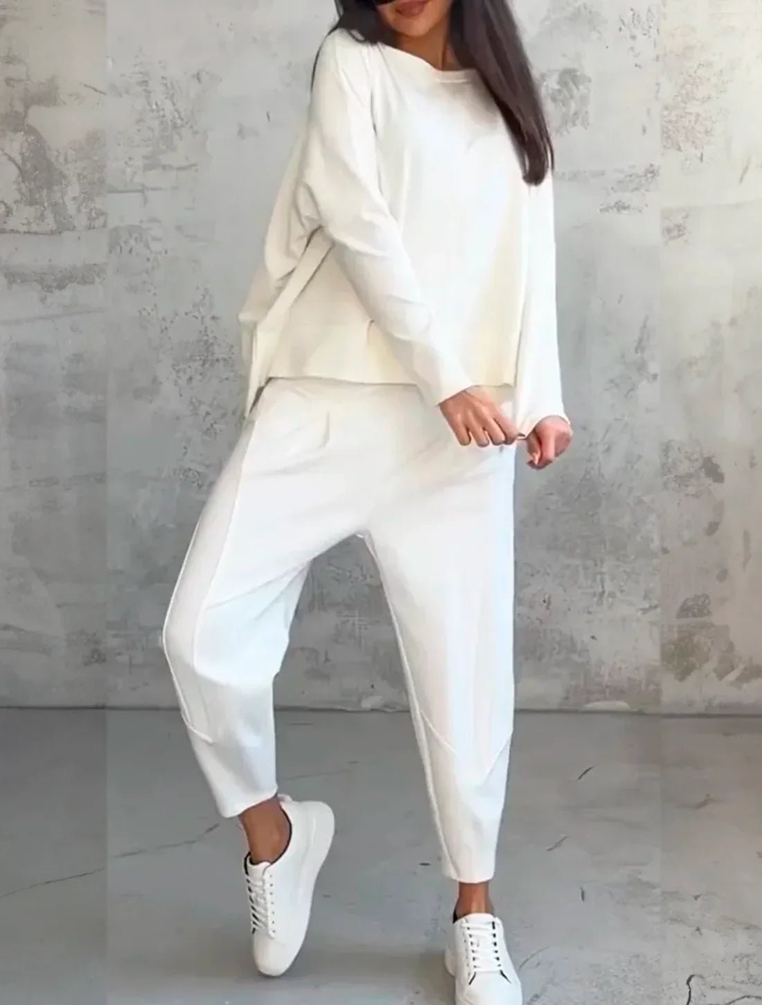Bequemes Set aus Atmungsaktivem Stoff mit Vielseitigem Design