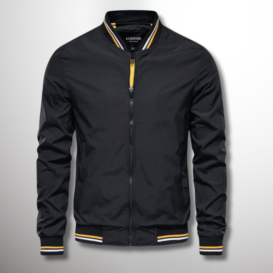 Herren Leichte Wasserabweisende Jacke mit Reißverschluss Ideal für Frühling und Herbst