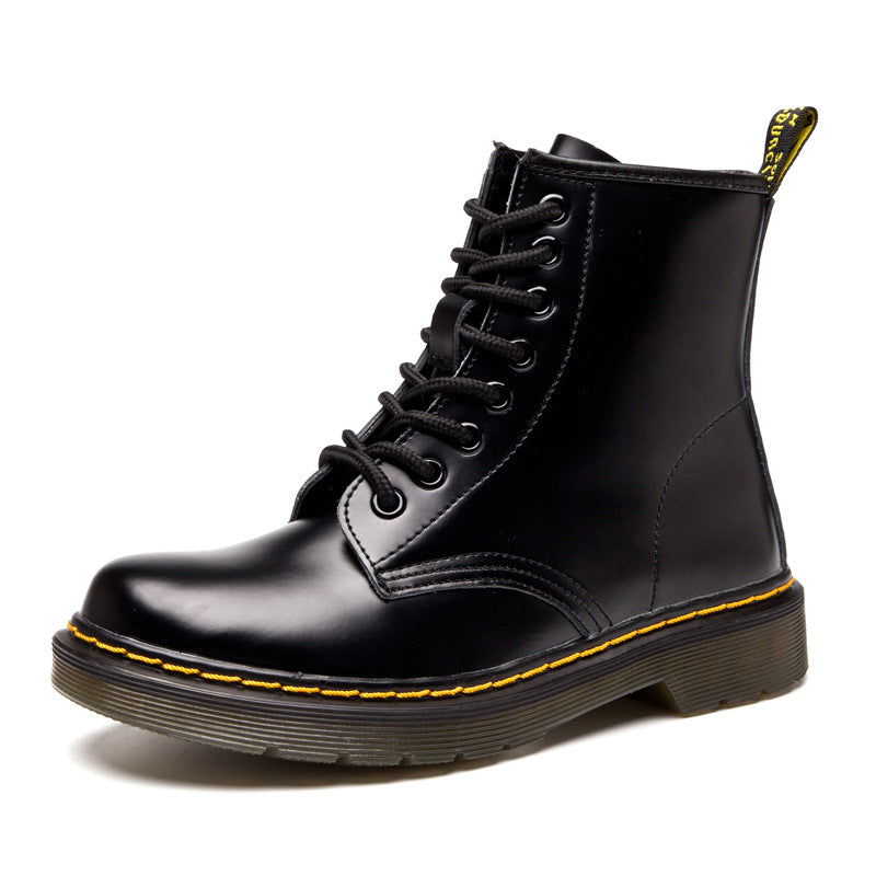 Leder Martin Stiefel mit Strapazierfähiger Sohle | Ideal für Herbst und Winter