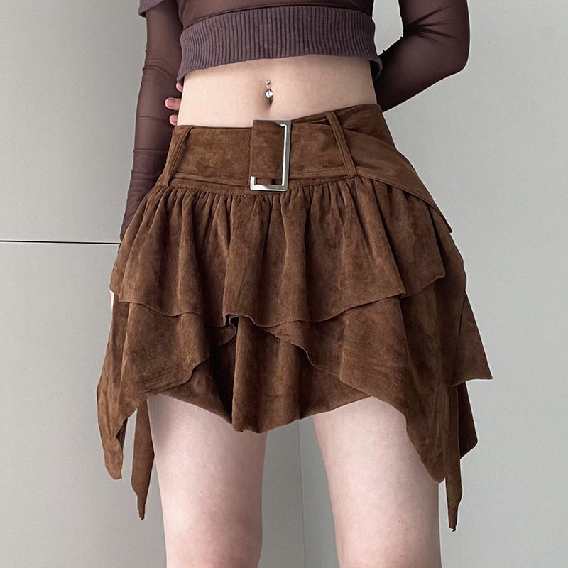 A-Linien Minirock mit Asymmetrischem Saum | Ideal für Frühling und Herbst