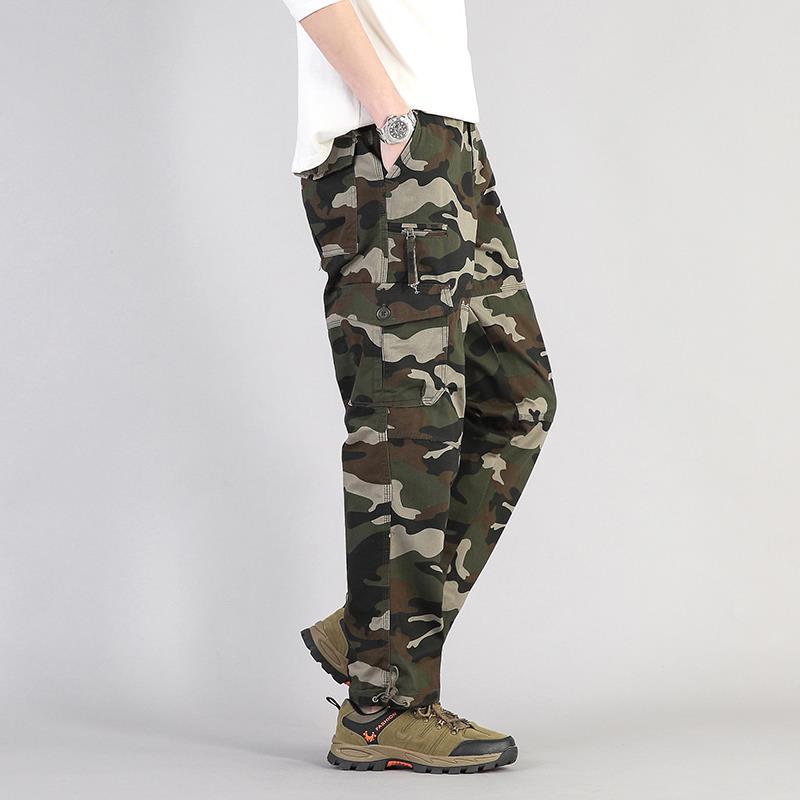 Herren Locker Geschnittene Latzhose mit Geradem Bein und Mehreren Taschen I Ideal für alle Jahreszeiten