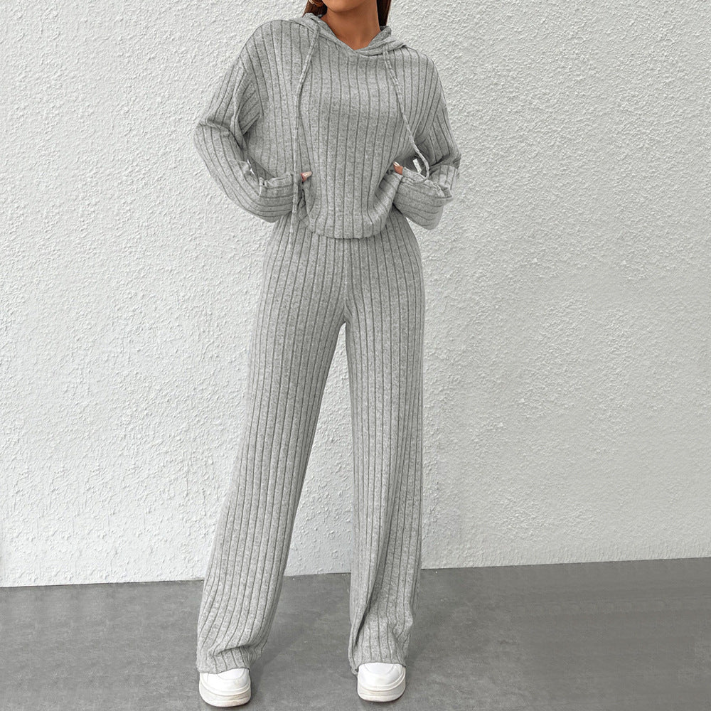 Zweiteiliges Polyester Set mit Kapuze | Ideal für Herbst und Winter