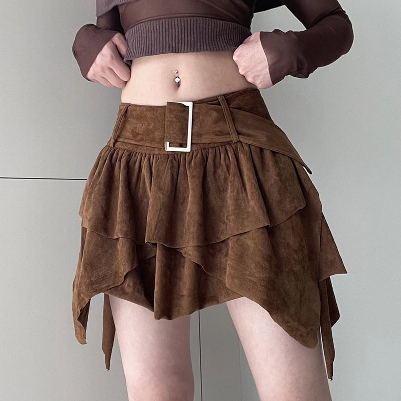 A-Linien Minirock mit Asymmetrischem Saum | Ideal für Frühling und Herbst