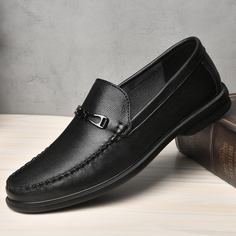 Herren Slipper aus Rindsleder mit Verschleißfester Sohle | Ideal für alle Jahreszeiten