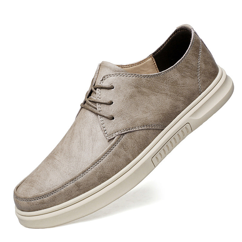 Herren Echtes Leder Schnürschuhe mit Gummisohle | Ideal für alle Jahreszeiten