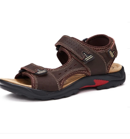 Slip-On Sandalen aus Synthetikleder mit flacher Sohle | Ideal für Frühling und Sommer