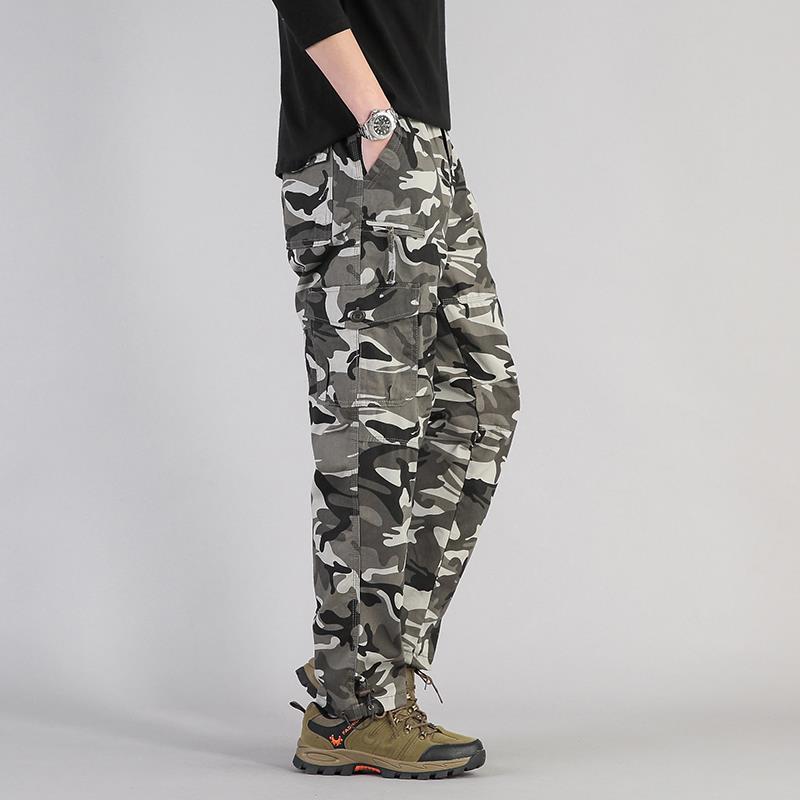 Herren Locker Geschnittene Latzhose mit Geradem Bein und Mehreren Taschen I Ideal für alle Jahreszeiten