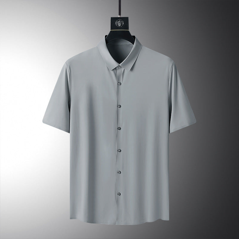 Herren Stretch Kurzarmhemd Ideal für den Sommer