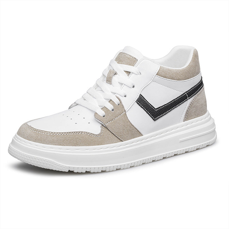 Atmungsaktive Mesh- und Leder-Sneaker Ideal für Frühling und Sommer