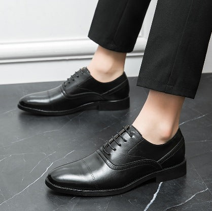 Herren Oxford Leder Business-Schuhe mit Schnürverschluss | Ideal für Alle Jahreszeiten
