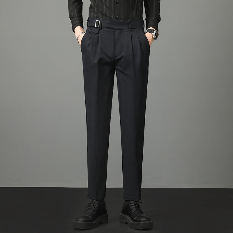 Herren Slim Fit Gerade Anzughose | Ideal für den Herbst
