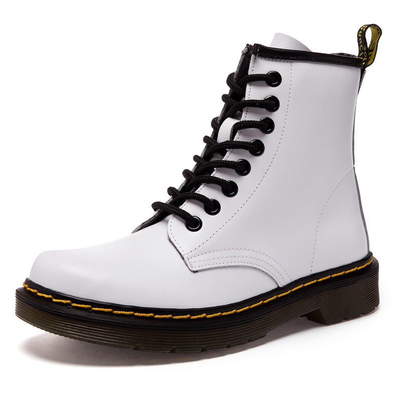 Leder Martin Stiefel mit Strapazierfähiger Sohle | Ideal für Herbst und Winter