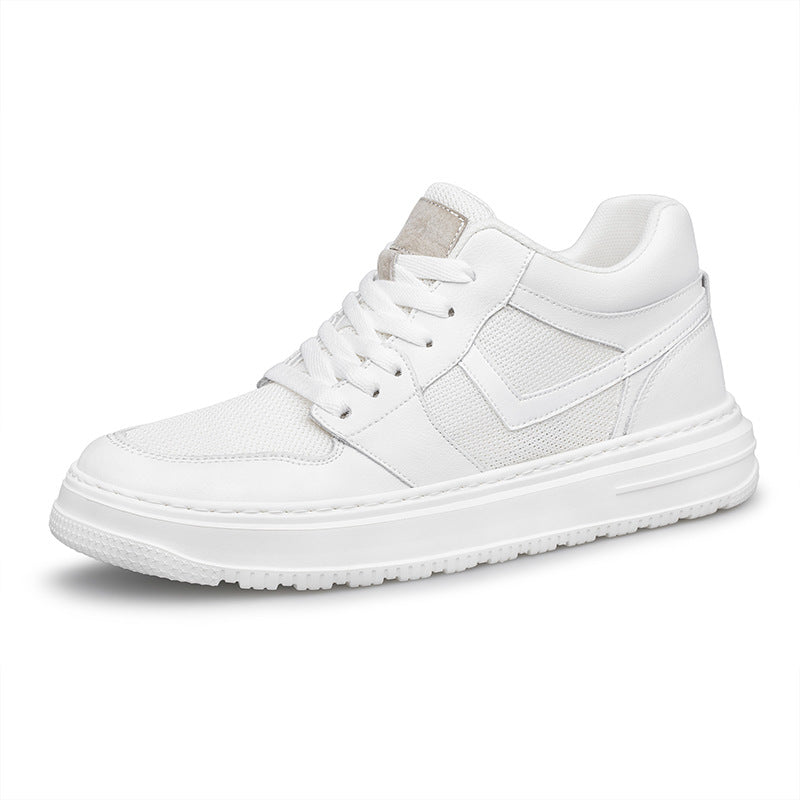 Atmungsaktive Mesh- und Leder-Sneaker Ideal für Frühling und Sommer