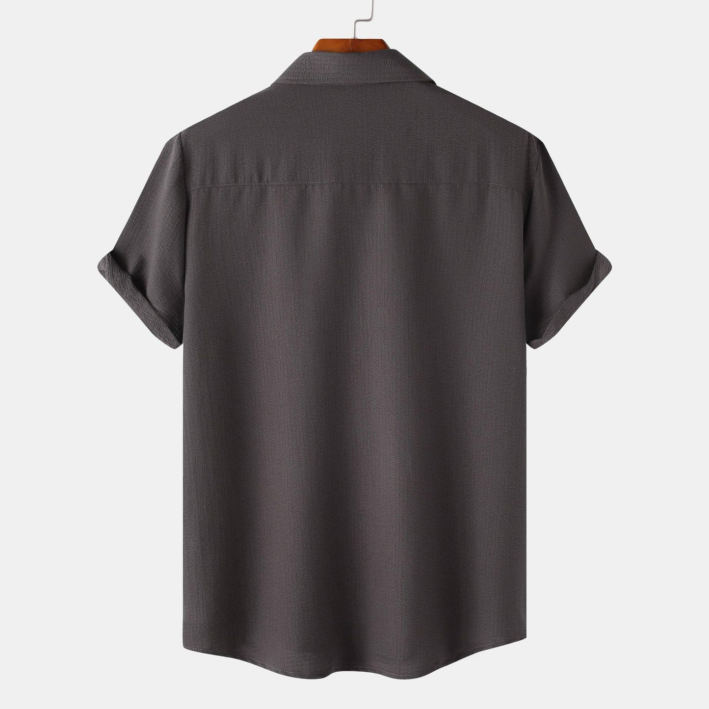Herren Kurzarm Baumwollmischung-Shirt Ideal für Sommer