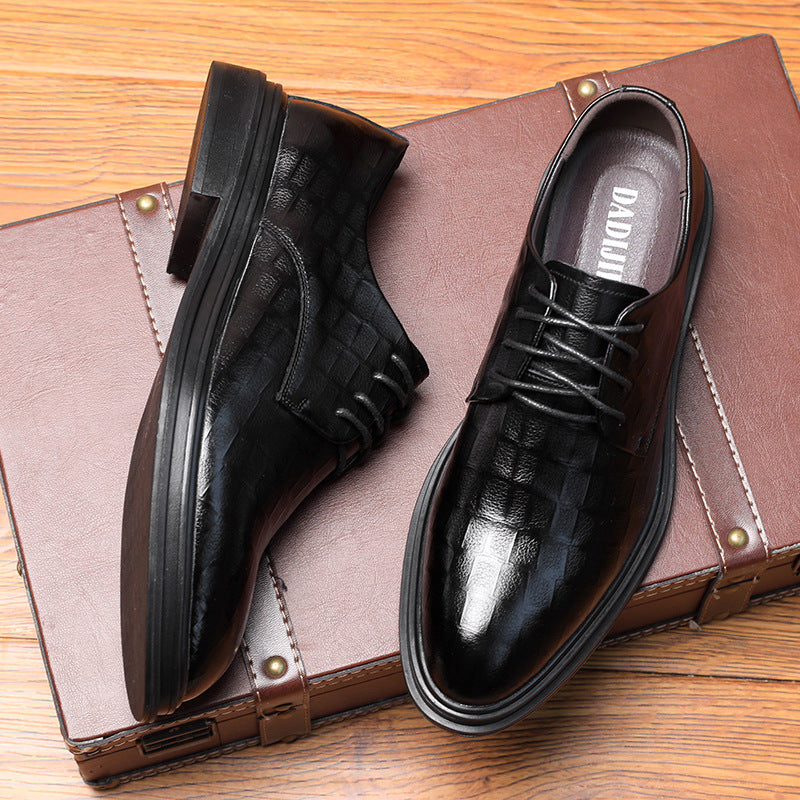 Echte Leder Business Schuhe mit Rutschfester Sohle Ideal für Herbst