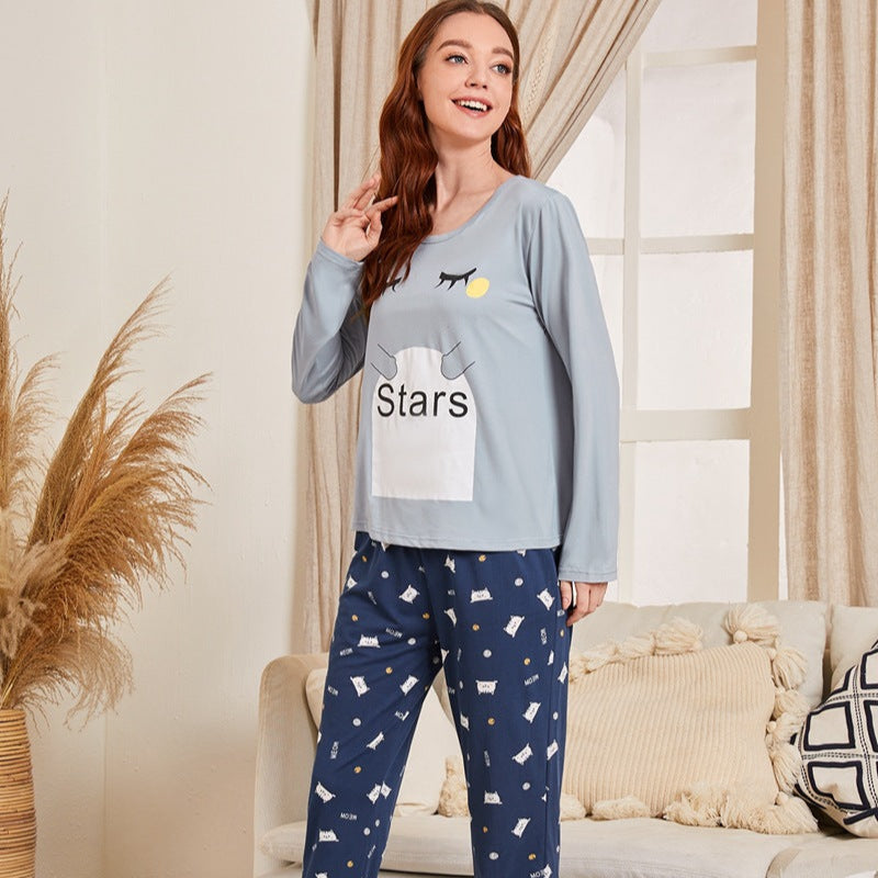 Damen Schlafanzugset aus Milchsilk | Ideal für Frühling und Herbst