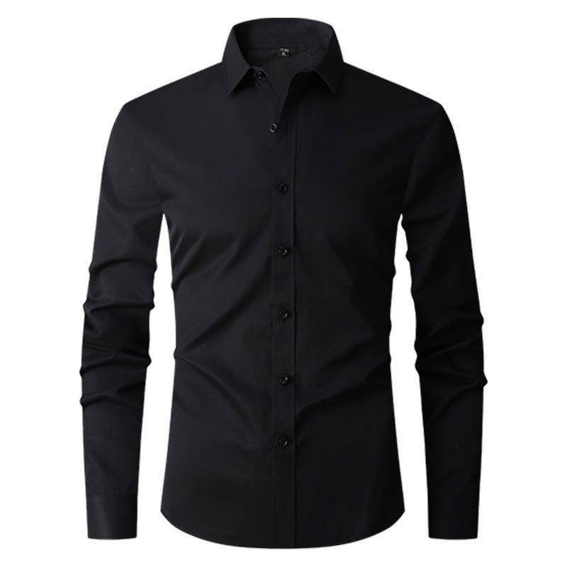 Herren Slim-Fit Langarmhemd Ideal für Frühling und Herbst