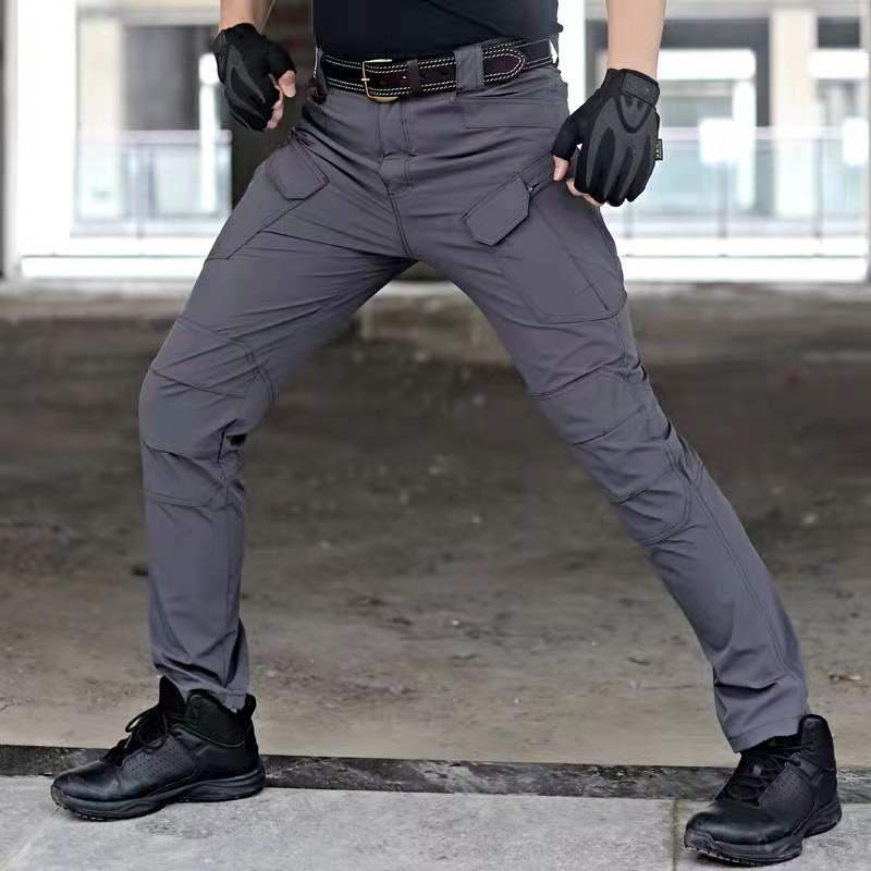 Herren Schnell Trocknende Stretchhose mit Taschen I Ideal für den Sommer